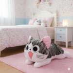 Peluche Gato Echado Grande