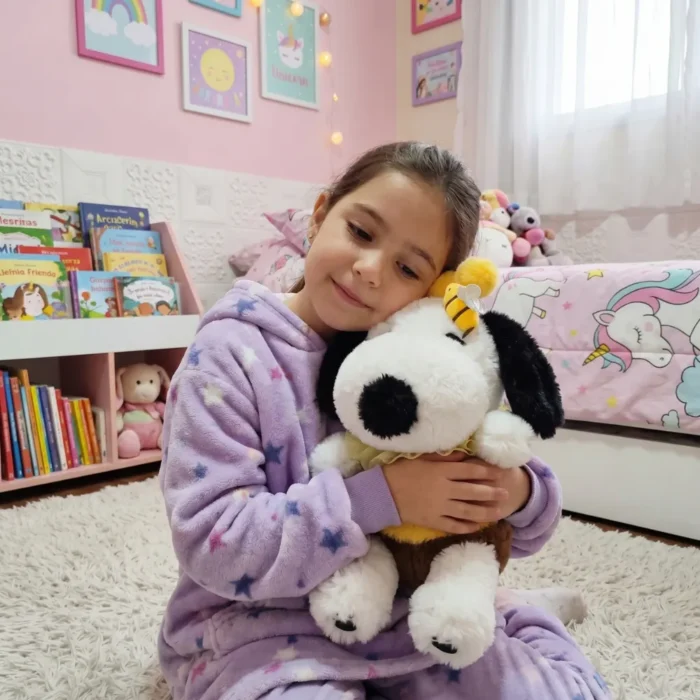 Peluche Perro Disfrazado de Abejita 27 cm - Imagen 2