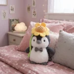 Peluche Pinguino Negro con Girasol 27 cm - Imagen 4