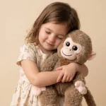 Peluche de Mono Marrón 34 cm Importado - Imagen 4