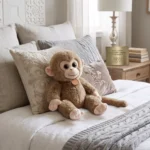 Peluche de Mono Marrón 34 cm Importado - Imagen 3