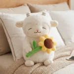 Peluche Oveja con Flor 25 cm - Imagen 4