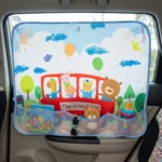 Cortina para Auto Animalitos Bus Rojo - Imagen 2